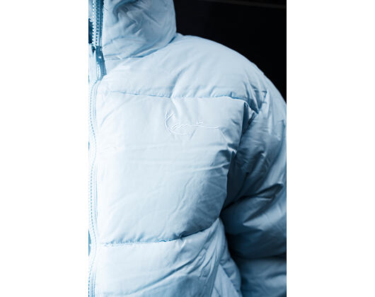 Karl Kani - Small Signature Embossed Logo Puffer Jacket - Blue