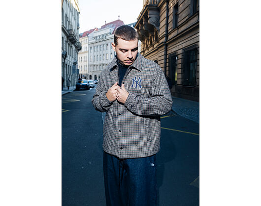 Jacket New Era - MLB Check Coach Jacket - NY Yankees - Auburn