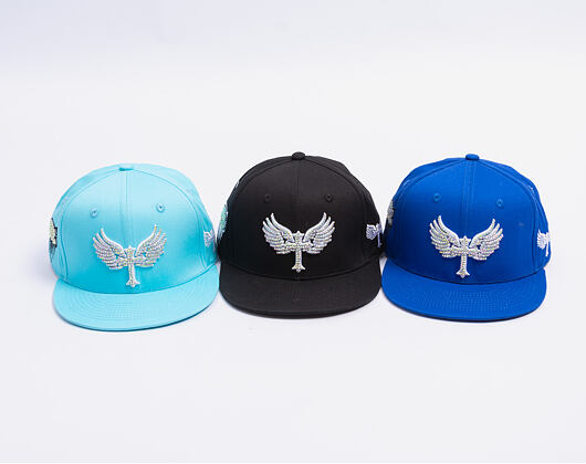 Kšiltovka Reflection Luxury Shine Loud Snapback - Satin Black / White