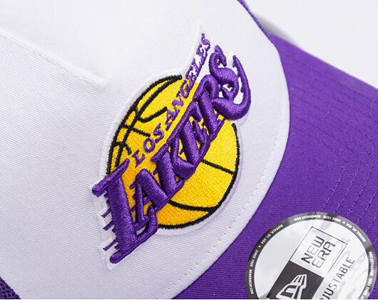 Kšiltovka New Era - NBA Side Patch 9FORTY - A-Frame Trucker - LA Lakers - Purple