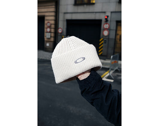 Oakley - Ellipse Ribbed Beanie - Mist/Cement