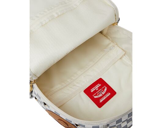 Sprayground Cream Henny Quilt Puff Backpack