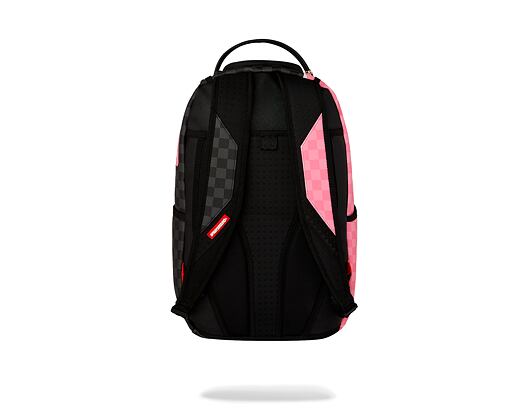 Sprayground Pink And Black Tear Sip Backpack