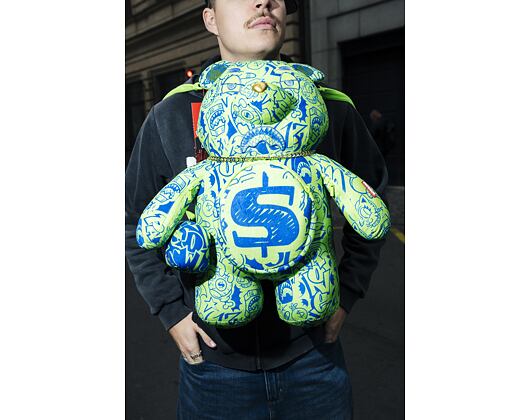 Sprayground Tatted Up No Face Moneybear Backpack