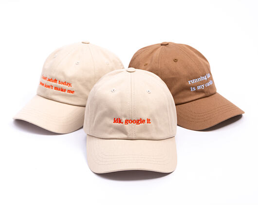 8by8 Dadcap - "idk, google it" - Tan/Orange