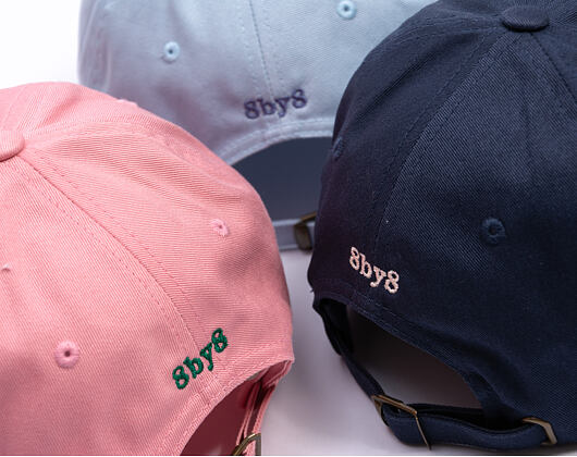 8by8 Dadcap - "shhh! I'm introverting" - Baby Pink/Green