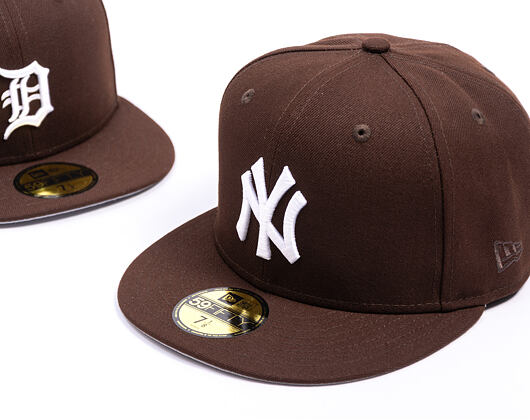 New Era - MLB Seasonal 59FIFTY - NY Yankees - Burnt Wood - Brown
