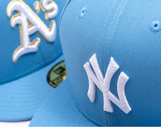 New Era - MLB Seasonal 59FIFTY - NY Yankees - Sky Blue / Pink UV