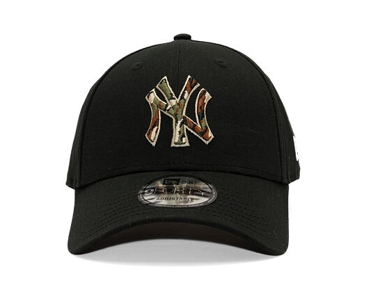 Cap New Era - MLB Outline Camo 9FORTY - NY Yankees - Black