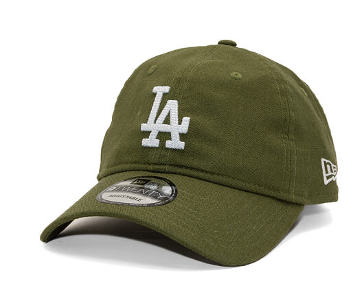Cap New Era - MLB Linen 9TWENTY - LA Dodgers - New Olive