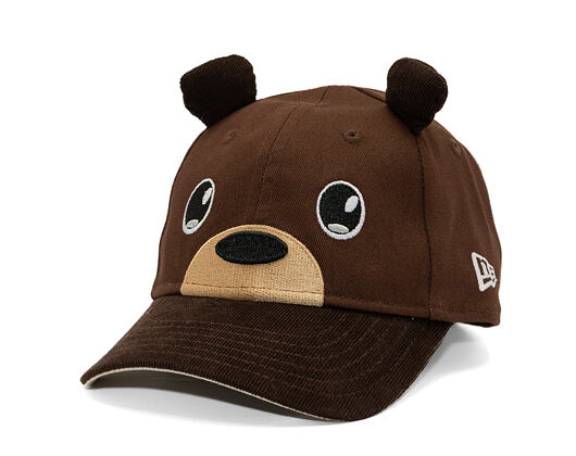 Kids Cap New Era - Branded Cord Ears 9FORTY - Chestnut Brown