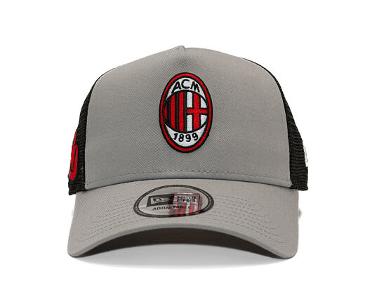 Cap New Era -  Patch 9FORTY Trucker - Ac Milan - Grey