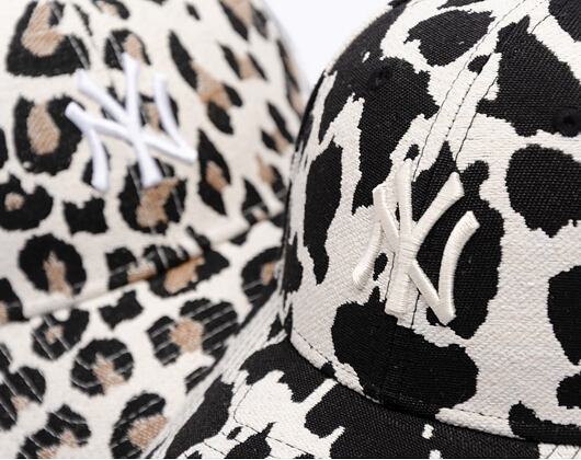 Womens Cap New Era - MLB Cow Midi Logo 9FORTY - NY Yankees - Black