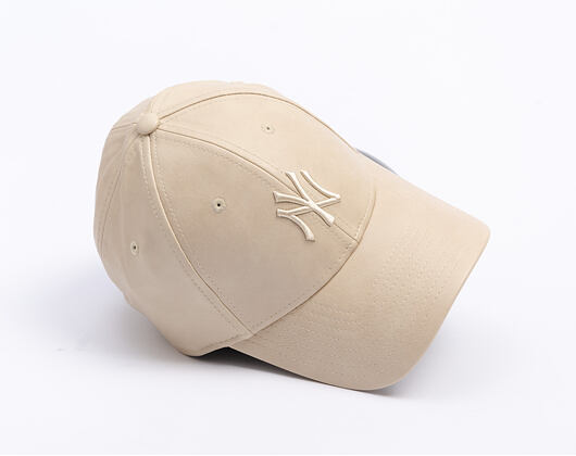 Womens Cap New Era - MLB PU Leather 9FORTY - NY Yankees - Stone