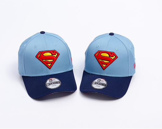 Kids Cap New Era - Warner Bros DC Universe 9FORTY - Superman - Sky Blue