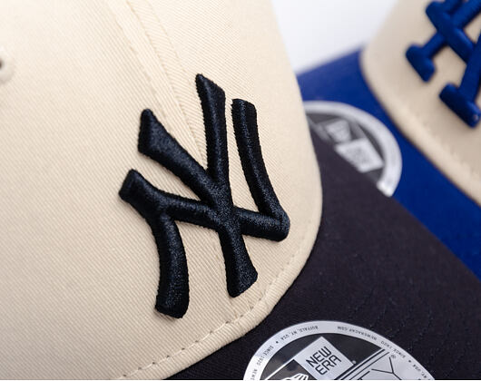 Cap New Era - MLB Colorblock 9FORTY M-CROWN - NY Yankees - Cream
