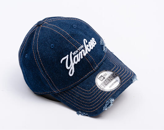 Cap New Era - MLB Denim Distress 9TWENTY - NY Yankees - Navy