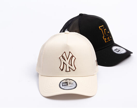 Cap New Era - MLB Outline 9FORTY Trucker - NY Yankees - Cream