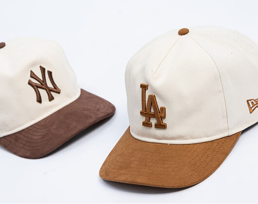 Cap New Era - MLB Suede Visor 9FIFTY A-Frame - LA Dodgers - Cream