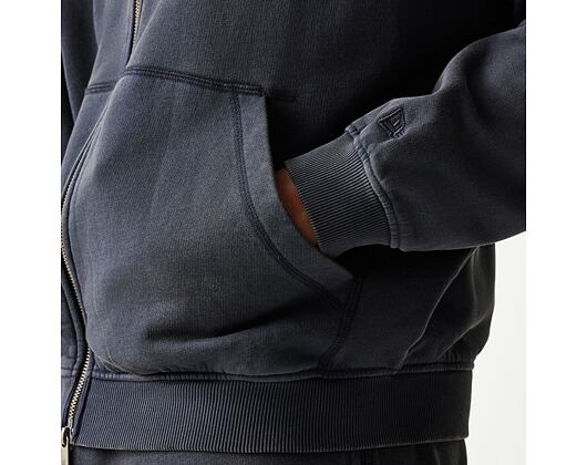 Sweatshirt New Era - MLB Washed Full Zip Hoody - NY Yankees - Black