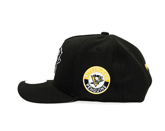 Mitchell & Ness - Pittsburgh Penguins - Double Clutch Pro Snapback - Black