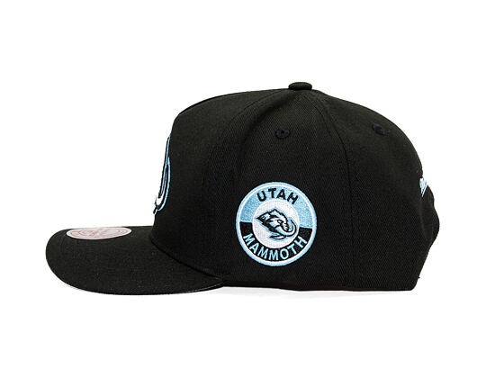 Mitchell & Ness - Utah Mammoth - Double Clutch Pro Snapback - Black