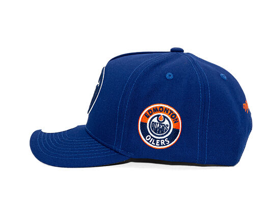 Mitchell & Ness - Edmonton Oilers - Double Clutch Pro Snapback - Navy