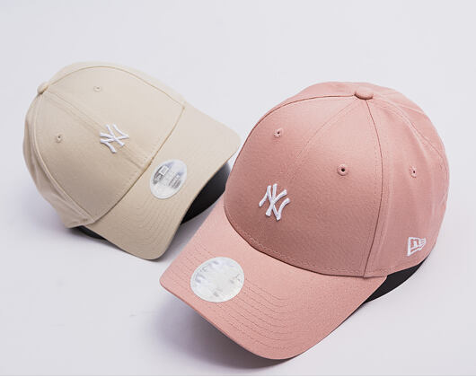 Womens Cap New Era - MLB Mini Logo 9FORTY - NY Yankees - Desert Pink