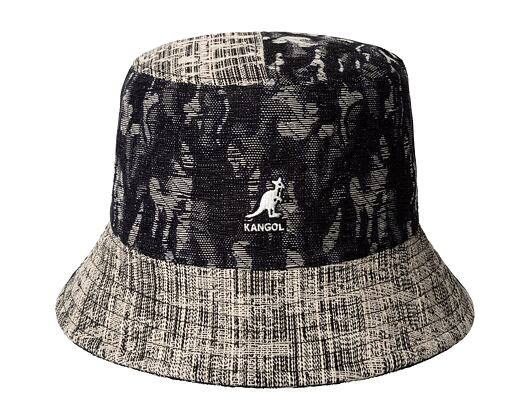 Bucket Hat Kangol - TRENDS PACK - Denim Mashup Bucket - Black Topstitch