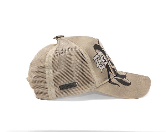 Cap Ed Hardy - Gothic Skull Tab 5 Panel Trucker Cap - Dove