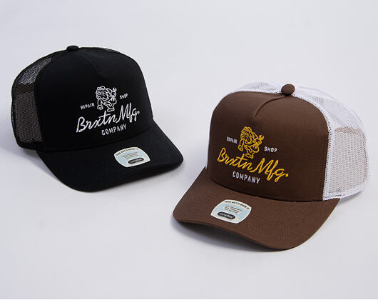Cap Brixton - Tolman MP Trucker - Pinecone Brown/White