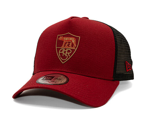 Cap New Era -  Tonal 9FORTY Trucker - AS Roma - Pinot Red