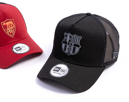 Cap New Era - Tonal Logo FORTY A-Frame - Barcelona FC - Black