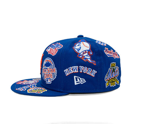 Cap New Era - MLB All Over Logo 59FIFTY - NY Mets - Team Color