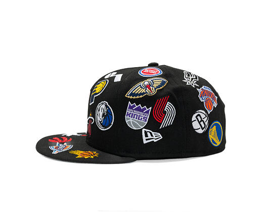 Cap New Era - NBA All Over Logo 59FIFTY - Black