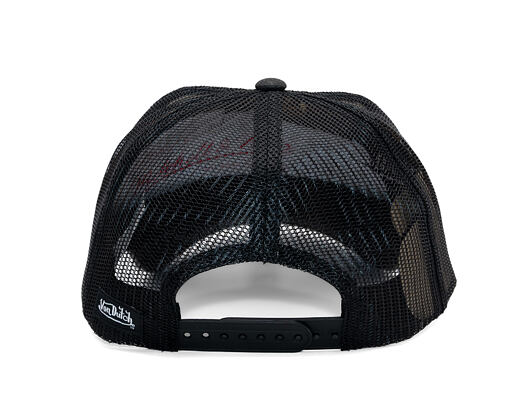 Cap Von Dutch - Trucker - Calif. Motorcycles 1929 Grey/Distressed Black Denim