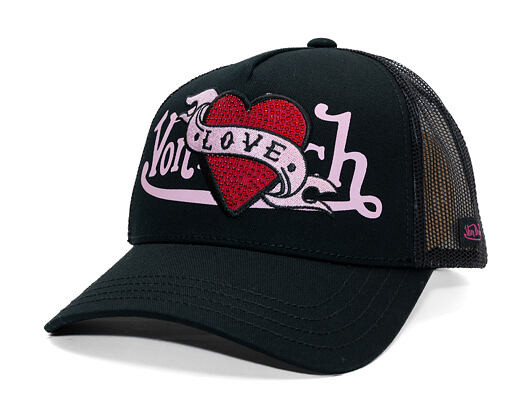 Cap Von Dutch - Trucker - Stoned Love Logo Black/Pink