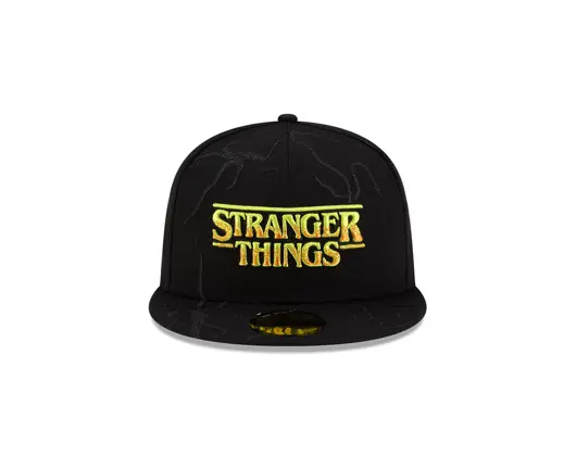 Cap New Era - All Over Vines 59FIFTY - Stranger Things - Black
