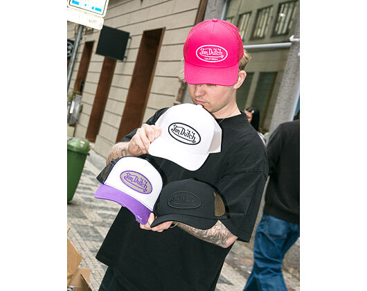 Cap Von Dutch - Trucker - Cali Patch Electric Pink