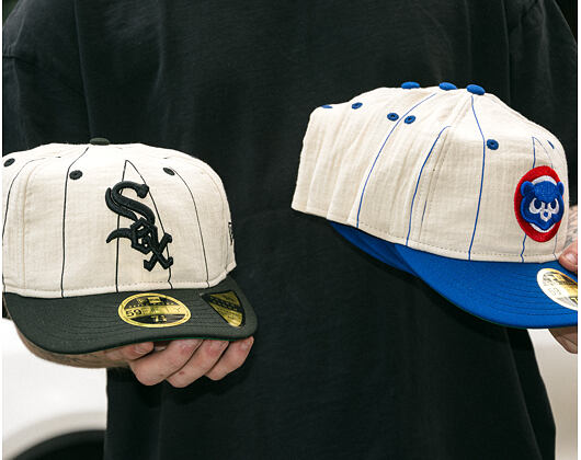 Cap New Era - MLB Retro Linen Pinstripe 59FIFTY Retro Crown - Chicago White Sox - Team Color