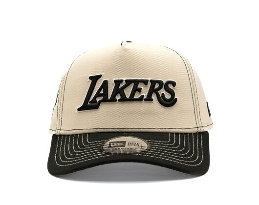 Cap New Era - NBA City Icon 9FORTY A-Frame - LA Lakers - Cream / Black