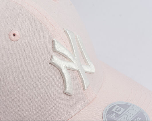 Womens Cap New Era - MLB Linen 9FORTY - NY Yankees - Blush Pink
