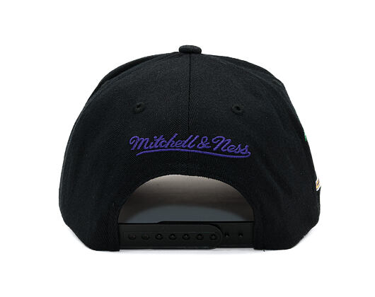 Cap Mitchell & Ness  - NBA Classic Red Snapback Custom Patch - Los Angeles Lakers - Black