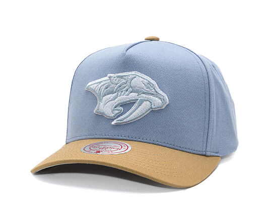 Cap Mitchell & Ness  - NHL Frosted Peak - Pro Pinch Snapback - Nashville Predators - Blue/Green