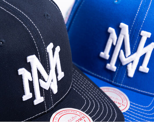Cap Mitchell & Ness  - Branded Baseline -Pro Crown Snapback - Navy