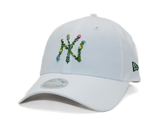 Womens Cap New Era - MLB Floral Infill 9FORTY - NY Yankees - White