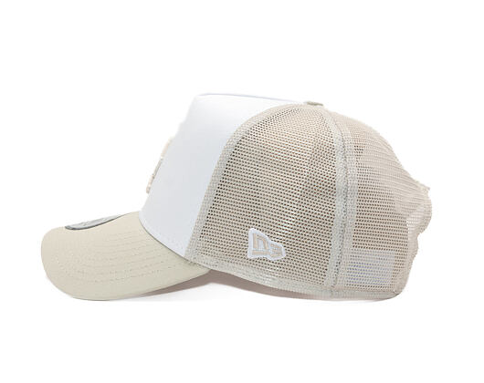 Cap New Era - MLB Essential 9FORTY A-Frame Trucker - LA Dodgers - Stone / White