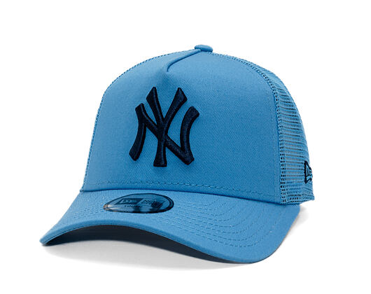 Kids Cap New Era - MLB Essential 9FORTY A-Frame Trucker - NY Yankees - Blue / Ocean Blue