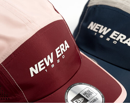 Cap New Era - Branded Color Block Runner - Cardinal / Cream