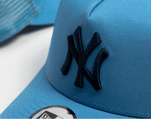 Kids Cap New Era - MLB Essential 9FORTY A-Frame Trucker - NY Yankees - Blue / Ocean Blue